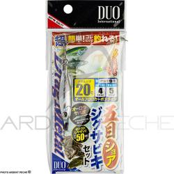 Jig DUO Drag metal shore jig sabiki set 40g Silver