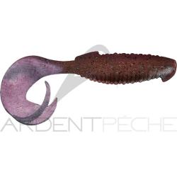 Leurre souple KEITECH Flapper grub 4 020 Ginger brown pepper