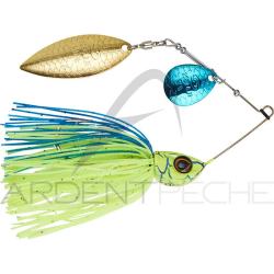 Spinnerbait ILLEX Crusher Jr 10g Blue back chartreuse