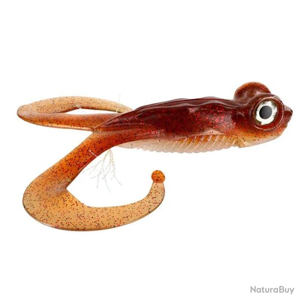 Leurre souple GUNKI Bull frog 130 Brown sugar red flake