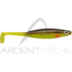 Leurre souple BERKLEY Sick vibe 9cm x1 Brown chartreuse