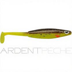 Leurre souple BERKLEY Sick vibe 12cm x1 Brown chartreuse