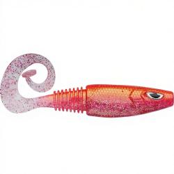 Leurre souple BERKLEY Sick curl 8cm x1 Cotton candy