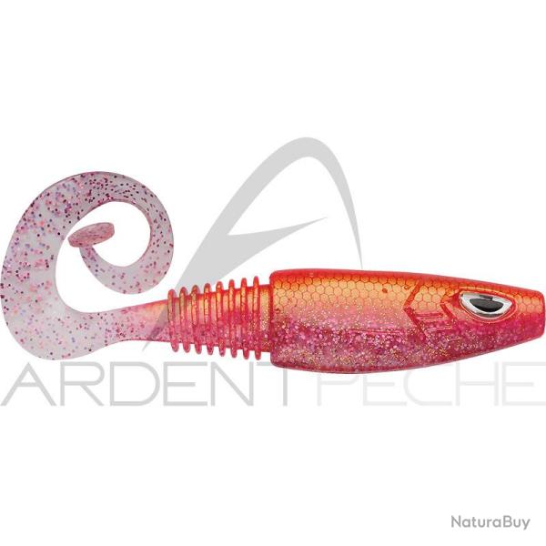 Leurre souple BERKLEY Sick curl 8cm x1 Cotton candy