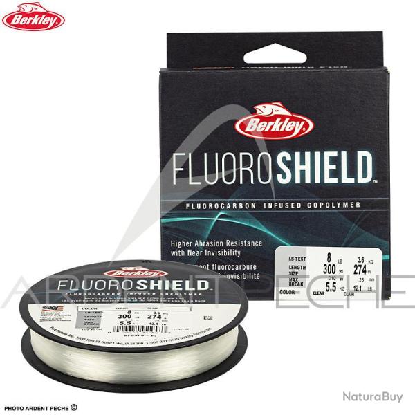 Fils fluorocarbone BERKLEY Fluoroshield 274m � 0.30mm