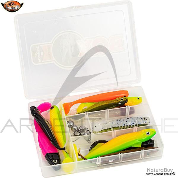 Leurre souple DELALANDE Coffret Brochet