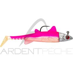 Leurre souple DELALANDE Dart shad 9cm 7g x1 384 Natural pink UV