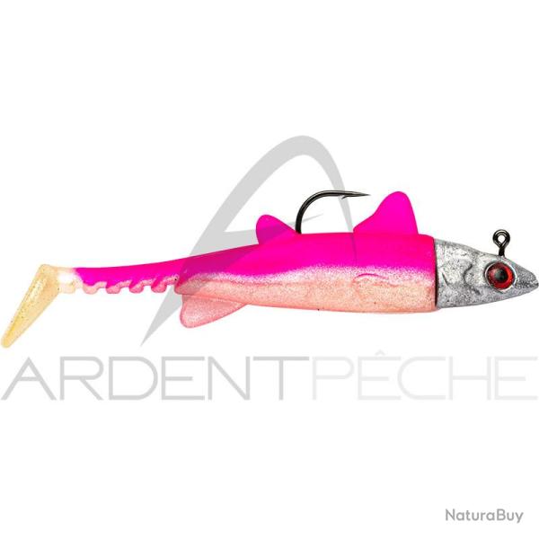 Leurre souple DELALANDE Dart shad 9cm 7g x1 384 Natural pink UV