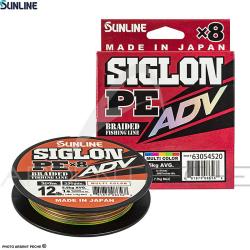 Tresse SUNLINE Siglon braid PE ADV 8X Multicolor 300m PE2 (0.242mm)