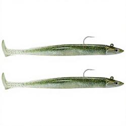 Leurre souple FIIISH Crazy paddle tail double combo 150 Shore / 10g / Ghost minnow - CPT6011