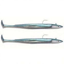 Leurre souple FIIISH Crazy paddle tail double combo 150 Off shore / 20g / Pearl blue - CPT6012