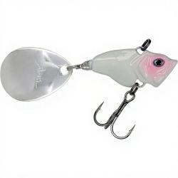 Poisson nageur MOLIX Trago spin tail 14g Pearl white