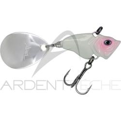 Poisson nageur MOLIX Trago spin tail 21g Pearl white