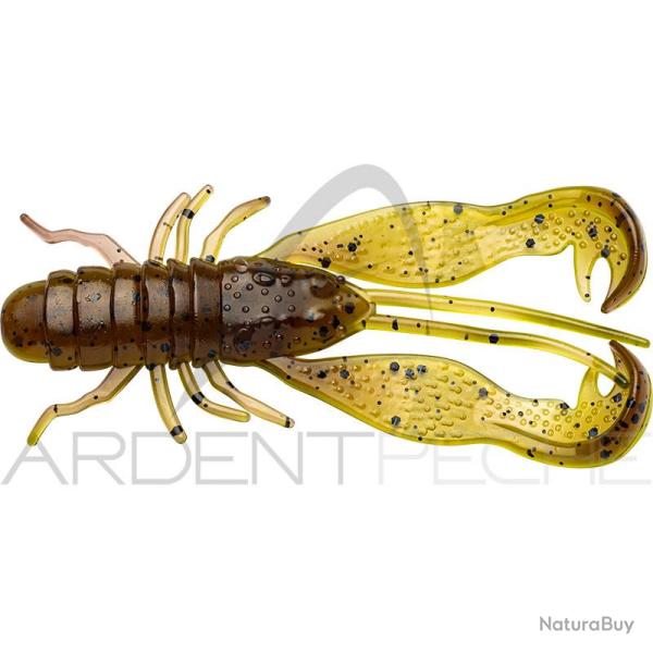 Leurre souple LMAB Filet craw 10cm Green pumpkin chartreuse