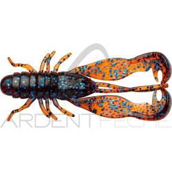Leurre souple LMAB Filet craw 10cm Motoroil blue