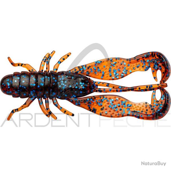 Leurre souple LMAB Filet craw 10cm Motoroil blue