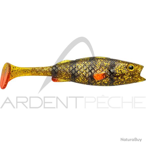 Leurre souple LMAB Kofi barsch 18cm Motoroil perch