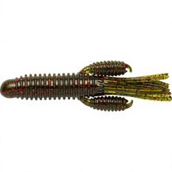 Leurre souple REINS Craw tube 4 025 Watermelon red flakes