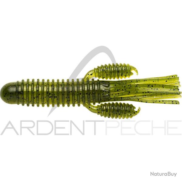 Leurre souple REINS Craw tube 4 B16 Dos vert