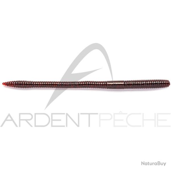 Leurre souple NOIKE Smile worm daddy 103 Dark red