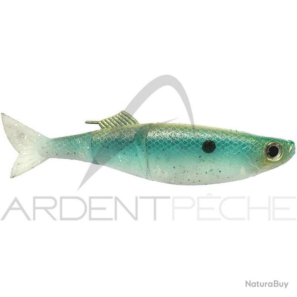 Leurre souple HYPERLASTICS Deadalive pro 125 See through greenback