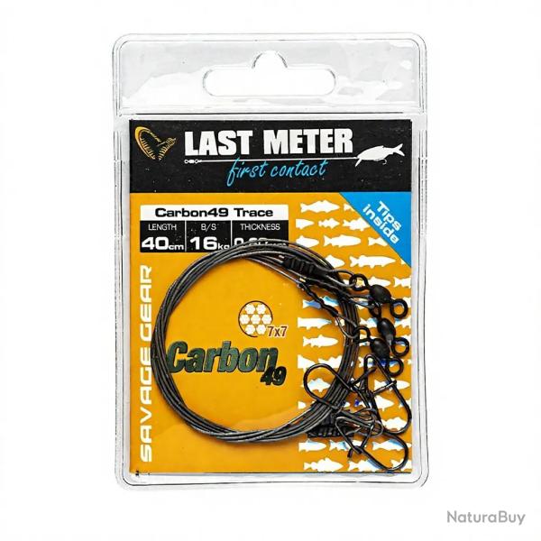 Bas de ligne SAVAGE GEAR Carbon49 trace 16kg