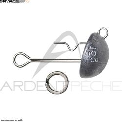 T&ecirc;te plomb&eacute;e SAVAGE GEAR Punch rig heads 30g