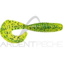 Leurre souple STRIKE KING Rage grub 10cm 52 Chartreuse pepper