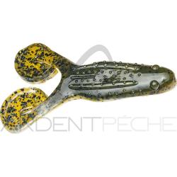 Leurre souple STRIKE KING Rage toad 10cm 47 Green pumpkin pearl laminate