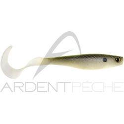 Leurre souple HYPERLASTICS Curlyminn 6 pro swimbait See through greenback