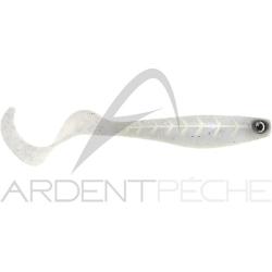 Leurre souple HYPERLASTICS Curlyminn 6 pro swimbait White ghost
