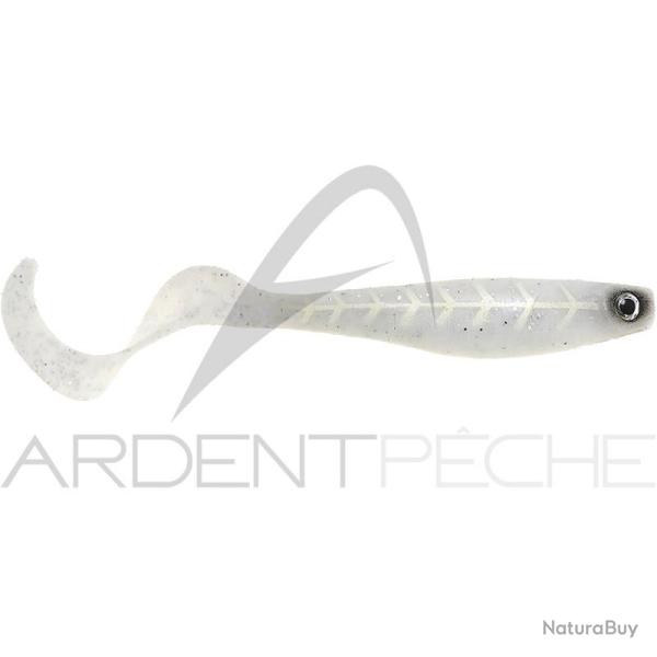 Leurre souple HYPERLASTICS Curlyminn 6 pro swimbait White ghost