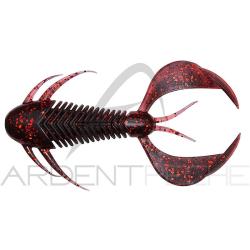 Leurre souple MEGABASS Rock hog 2.5 Black back clear red