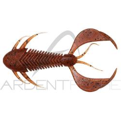 Leurre souple MEGABASS Rock hog 3 Ebimiso red flake