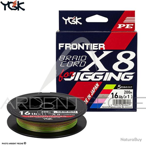 Tresse YGK Frontier braid cord X8 PE0.8