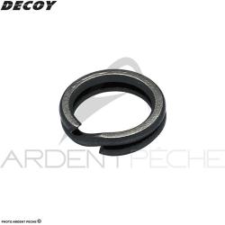 Anneaux bris&eacute;s DECOY Split ring mat black 1