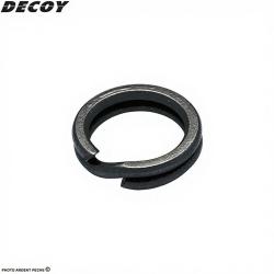 Anneaux bris&eacute;s DECOY Split ring mat black 2