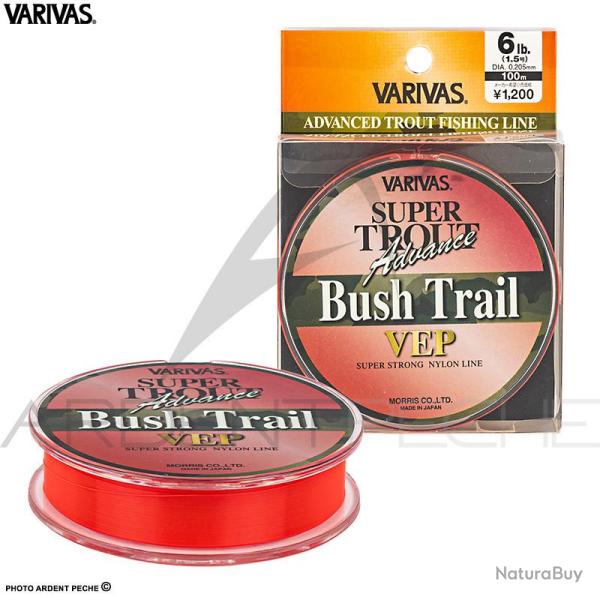 Fils nylon VARIVAS Super trout advance bush trail � 0.14mm
