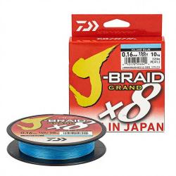 Tresse DAIWA J Braid Grand X8 Bleue 270m PE6 (&Oslash; 0.35mm)