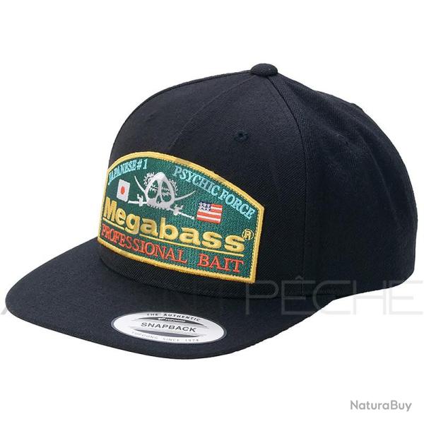 Casquette MEGABASS Psychic snapback Black/Green