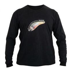 T Shirt &agrave; manches longues MEGABASS Z Crank bass black