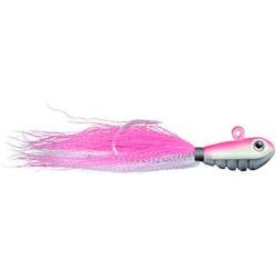 Bucktail jig OCEAN BORN Bouncing bucktail 84g Pink glow
