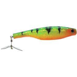 Leurre souple HYPERLASTICS Dartprop pro duo pack 5 1/2 Firetiger chartreuse