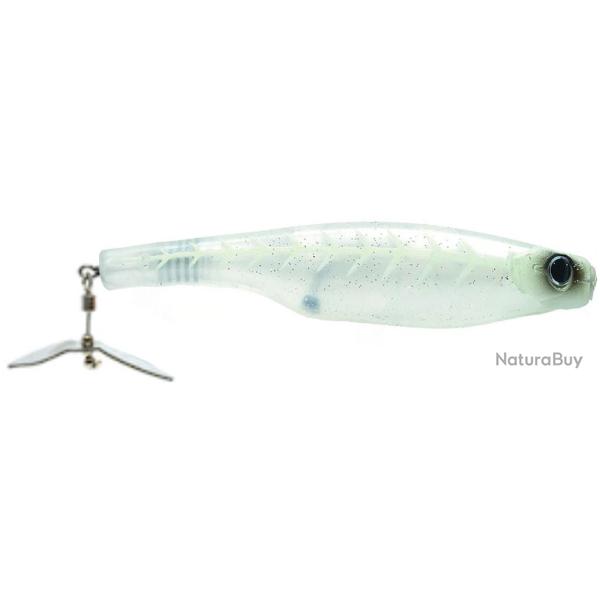 Leurre souple HYPERLASTICS Dartprop pro duo pack 5 1/2 White ghost silver