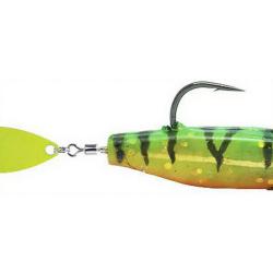 Leurre souple HYPERLASTICS Dartspin pro int weight 2 1/2 Fire tiger/chart