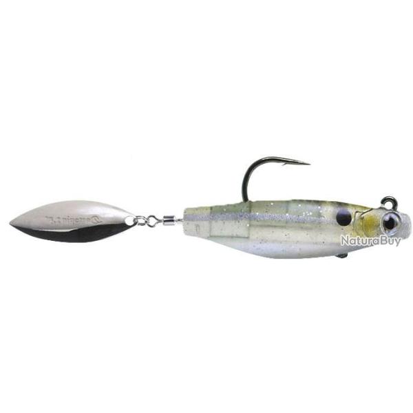 Leurre souple HYPERLASTICS Dartspin pro int weight 2 1/2 Glass minn/silver