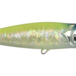 Poisson nageur FISH TORNADO Tornado koz pencil popper normal 180 FL 7 White abalone chart back