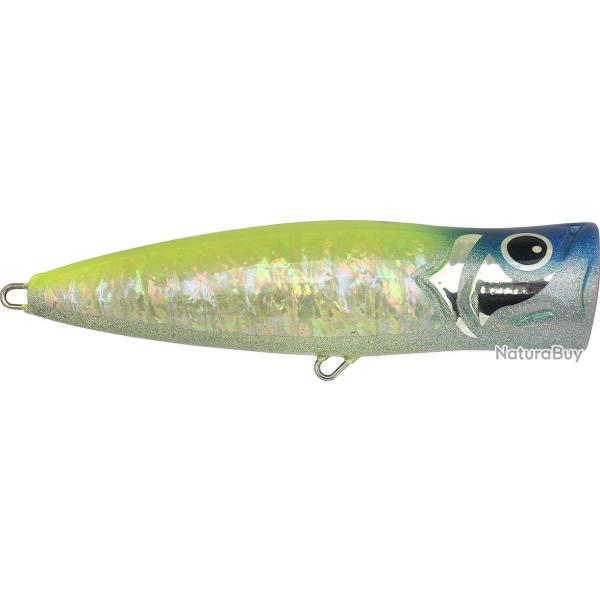 Poisson nageur FISH TORNADO Tornado koz pencil popper normal 180 FL 7 White abalone chart back