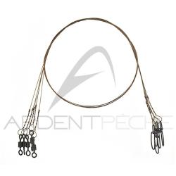 Bas de ligne HALCO Single strand wire trace 105lb