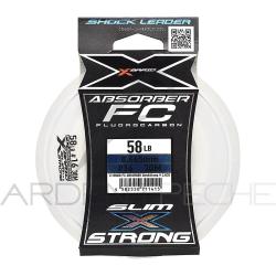 Fil fluorocarbone XBRAID FC Absorber slim and strong 66lb